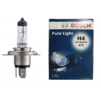 ЛАМПА Bosch 12V 60/55W H4 PURE LIGHT (КАРТОН 1 ШТ) Standart